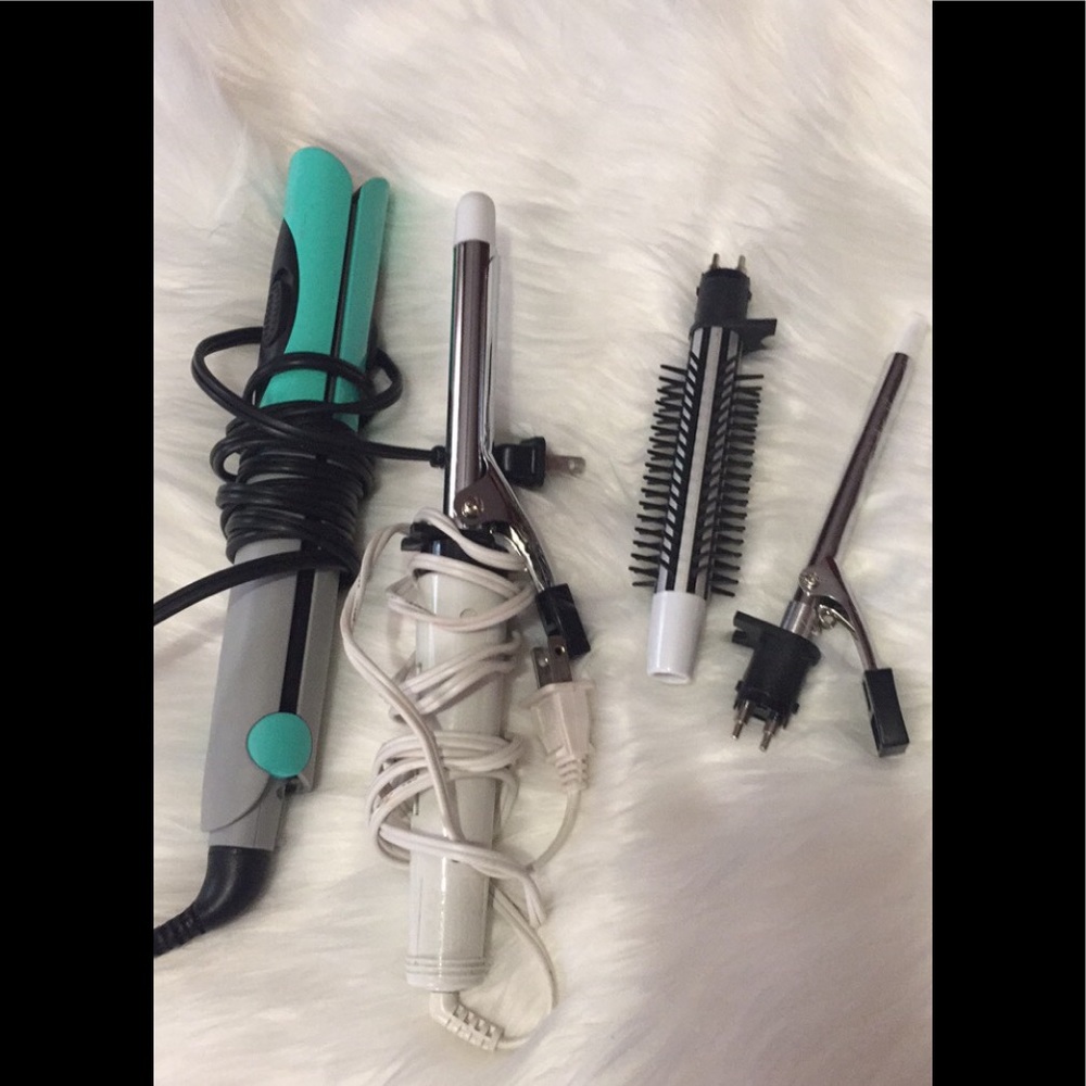 🌸Straightener & curler +tools🌸